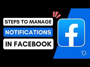 How To Manage Notifications In Facebook
