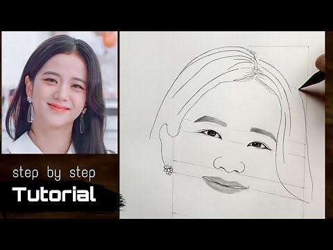How to draw Blackpink Jisoo Step by step | Drawing Tutorial | YouCanDraw