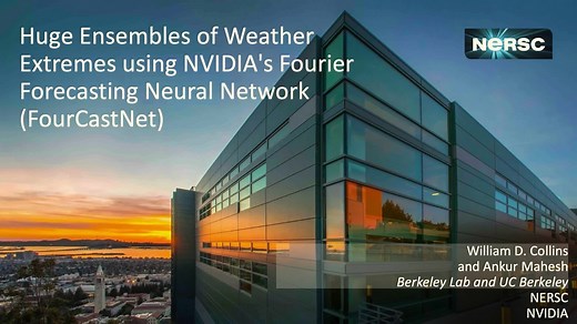 Huge Ensembles of Weather Extremes using NVIDIA's Fourier Forecasting Neural Network (FourCastNet) S61436 | GTC San Jose 2024 | NVIDIA On-Demand