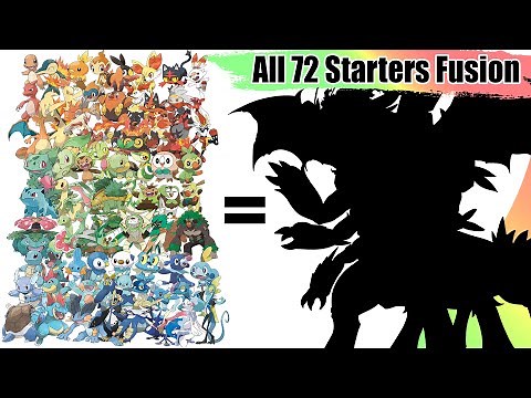 WORLD RECORDS : Fusion All 72 Starters Pokémon | Max S