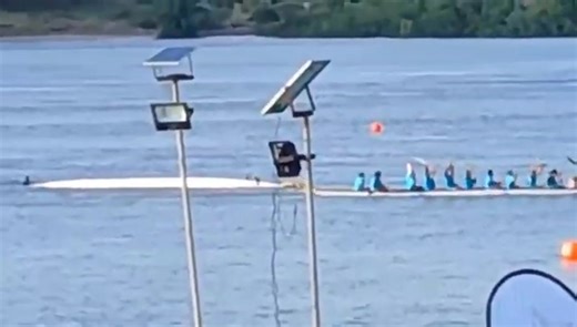 BOAT CAPSIZES AT TUDOR, MOMBASA A racing boat capsizes in Mombasa Three people feared dead Rescue operations ongoing The boat had 22 occupants,19 rescued. | Mc King'ori