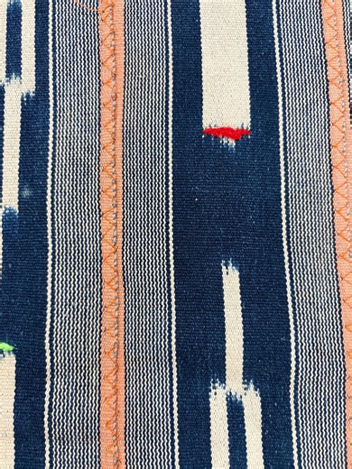 Authentic, Vintage African Baule Cloth / Fabric From Ivory Coast, Tribal Decor 55" X 39" - Etsy