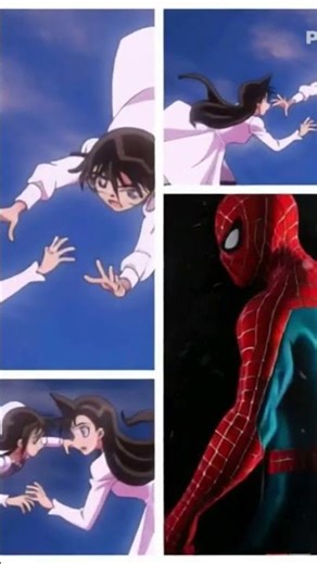 detective conan spider man #marvel