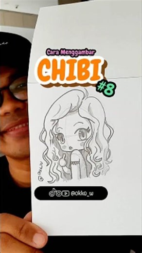 Cute Chibi Drawing Tutorial - Ep 8 #chibidrawing #animedrawings #animedrawingstepbystep #shorts