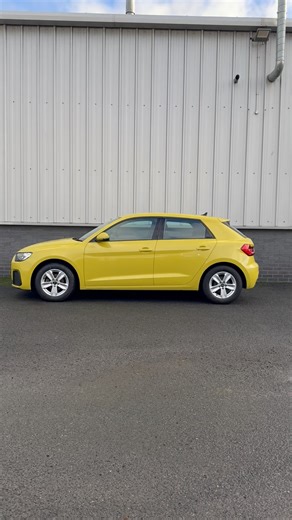 Is Python yellow the best A1 colour? I think so! #colourpalette #audia1 #hatchback