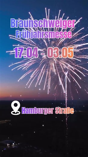 Feuerwerk Highlight auf der Frühjahrsmesse Braunschweig