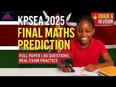 KPSEA 2025 Final Mathematics Prediction Paper Full Revision & Answers – Must Watch Before Exam Day