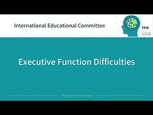 10. Executive Function Difficulties