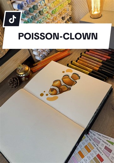 Nouvelle illustration : le poisson clown en orange