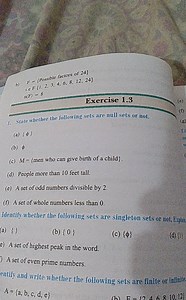 F={ Possible factors of 24} i.e F{1,2,3,4,6,8,12,24} Exercise ... | Filo