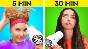 35 crazy hair hacks to look like a star | 3-Minute Hacks