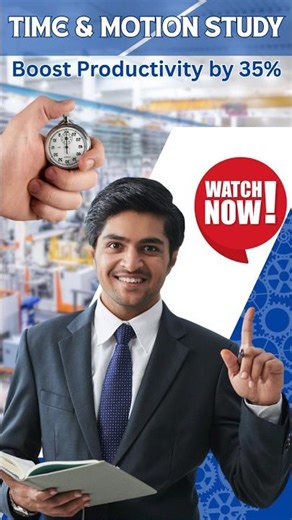Stop Guessing — Use Time & Motion Study | The Hidden Weapon Behind Profitable Factories #shorts
