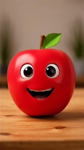 Funny Apple Cartoon 😂 | Kids Short Animation #shorts