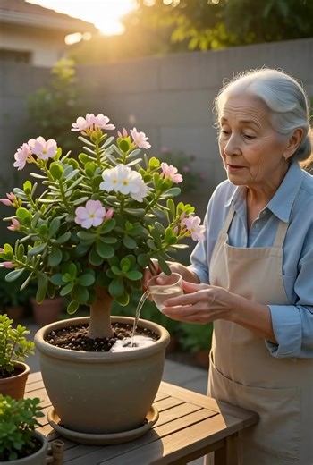 Most people think jade plants only need sunlight and a little water… But gardeners discovered a simple homemade liquid that can make the leaves thicker, the plant grow faster, and even encourage beautiful blooms. The result surprised everyone. See the full method in the article in the comments.