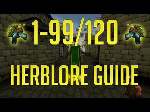 Runescape 3 - 1-99/120 Herblore guide 2019