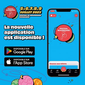NOUVELLE APPLI BEAUREGARD 📱 L’application du festival fait peau neuve… Télécharge-la dès maintenant pour la découvrir et pouvoir : 👨‍🎤 T’abonner à tes artistes préférés et recevoir une notification quelques minutes avant que leurs concerts débutent 💰 Créer et précharger ton compte cashless pour payer sur le festival ℹ️ Accéder facilement à l’ensemble des infos pratiques : horaires, comment venir à Beauregard, où dormir, où manger, où boire et tutti quanti 🎉 Découvrir encore bien d’autres ch
