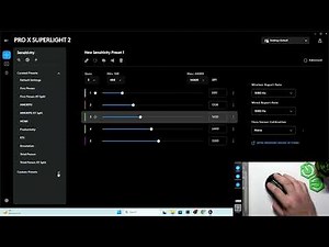 Logitech PRO X 2 Superlight – How to Create Custom DPI Preset