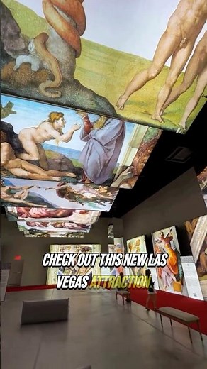 New Vegas Attraction - Michaelangelo's Sistine Chapel #vegas #lasvegas
