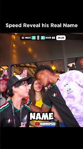 Speed Reveal his Real Name🤣 #ishowspeed #shorts