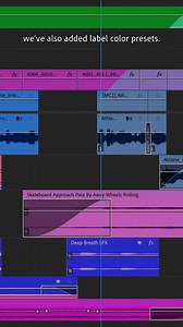 What color palette will you use for your #PremierePro timeline now that you can customize them? 🎨 | Adobe Video