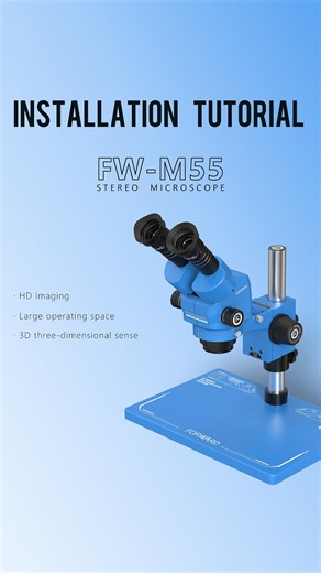 Volume up 🔊 for a detailed look at how to install your FW-M55 Stereo Microscope ✨ HD imaging, large operating space, and 3D three-dimensional sense 🔧 🎥 Watch the full installation tutorial now 🔗 Includes setup with R03/R02 Robotic Arm #FORWARD #FORWARDTools #MicroscopeSetup #ToolTutorial #FORWARDRepairTools #StereoMicroscope #PhoneRepair #RepairTools #ElectronicsRepair #PCBRepair #Microscope #MotherboardRepair #CPUrepair | Forward Tools