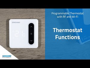 Sangamo Programmable Thermostat: Thermostat Functions