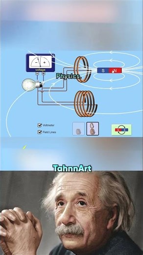 Electromagnetic Induction Explained 🧲🤯 #physics #science #shots