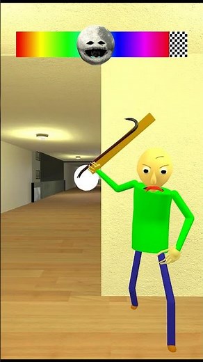 Hidden Moon Wake Up vs Green Baldi in Hotel - Garry's Mod