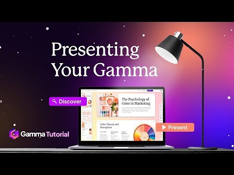 How to present your Gammas | Present your ideas in a completely new way, powered by AI
