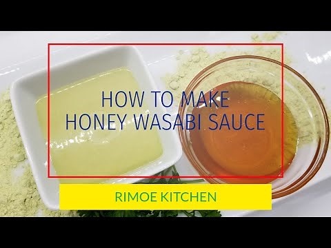 How To Make HONEY WASABI SAUCE - Honey Wasabi Recipe|Honey Wasabi Mayo|For sushi