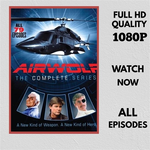 Airwolf (1984) – Complete Series – Digital Collection – Classic Action TV – Full HD 1080p - Etsy