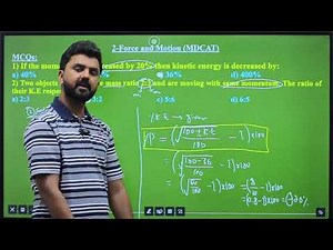 MDCAT Physics Chap 02: Force & Motion | Dynamics MCQs Practice.