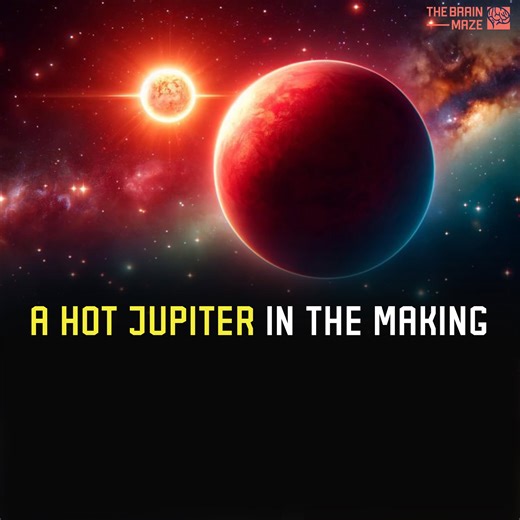 What are Hot Jupiters, and how do they form? How can a cold, distant planet evolve into a blazing giant orbiting close to its star? What makes the orbit of TIC 241249530 b so unique? | The Brain Maze