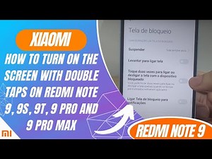 How to turn on the screen with double taps on Redmi Note 9, 9S, 9T, 9 Pro and 9 Pro Max