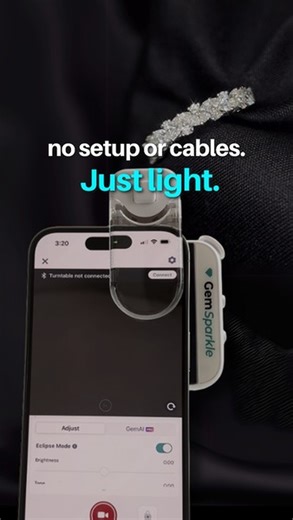 GemLightbox | Jewelry photography and videos | No tripod. No extra hands. GemSparkle is built for jewelers who shoot on their own. Comment SPARKLE to see it in action. | Instagram