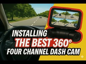 Full Hidden 4 Channel 360° Dash Cam Install Step By Step Guide They NEVER Show You