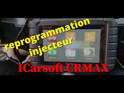 Injector reprogramming with the Icarsoft CRmax tool