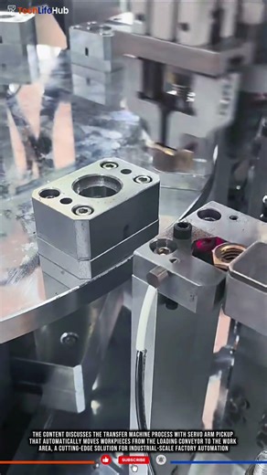 Innovation Transfer Machine: Servo Arm Pickup, Conveyor Automation & Loading Precision #tech