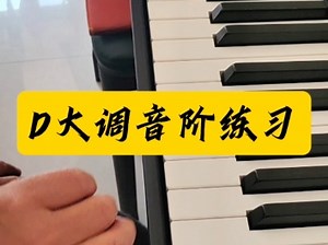 D大调音节练习一下