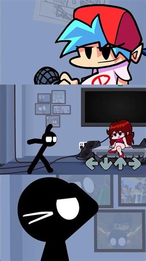 FNF Character Test | Stickman Doesn't Like The Mic | FNF Mods