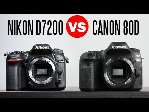 Canon 80D vs Nikon D7200 - Full Camera Comparison