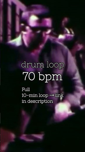 70 BPM Jazz Drum Loop | Swing Groove for Practice & Improvisation