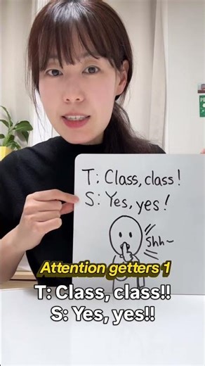 Attention?❌모두 주목￼!! ￼미국 교실에서는?