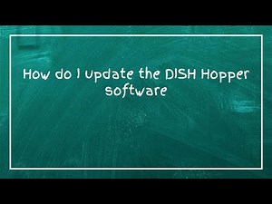 How do I update the DISH Hopper software