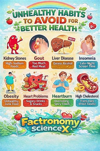 “Unhealthy Habits Doctors Say to Avoid for Better Health | Factronomy ScienceX”