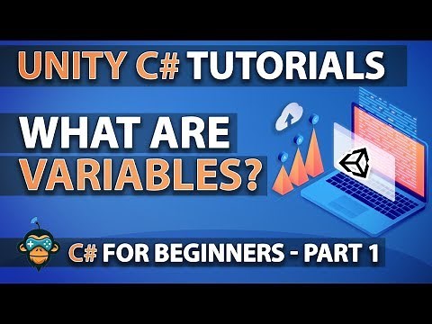 Learn to Program with C# - VARIABLES - Beginner Unity Tutorial