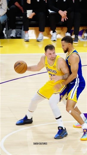 Luka Doncic vs Steph Curry off step back #lakers #lukadoncic #basketball #stephencurry