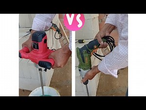 ¿ Cuál es mejor para revolver el concreto celular? Taladro vs revolvedora.