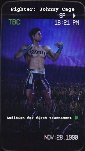 Audition for first Mortal Kombat tournament 🐉 Candidate: Johnny Cage #gaming #mortalkombat #mk1