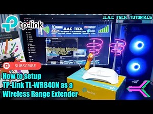 TP-Link TL-WR840N Wireless N Router - How to Setup as a Wireless Range Extender